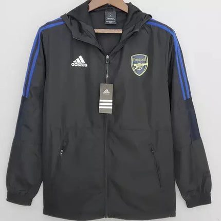 Arsenal Black and Blue Windbreaker 2022/23