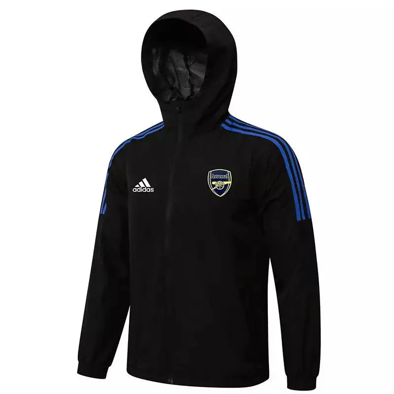 Arsenal Black and Blue Windbreaker 2022/23