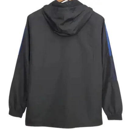 ARSENAL BLACK AND BLUE WIND BREAKER 2022/23