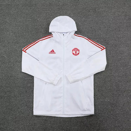 Manchester United White Windbreaker 2022/23