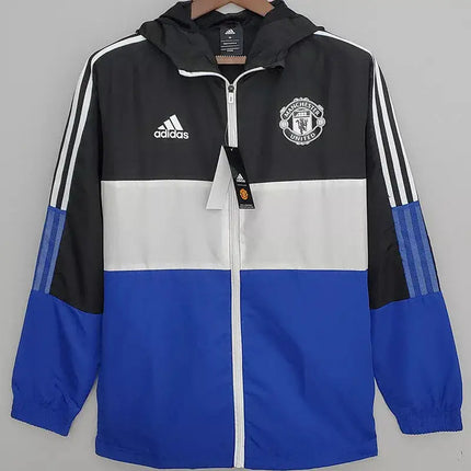 Manchester United Black and White Windbreaker 2022/23