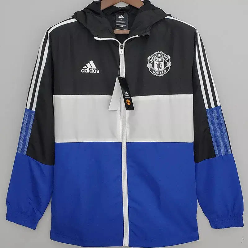 Manchester United Black and White Windbreaker 2022/23