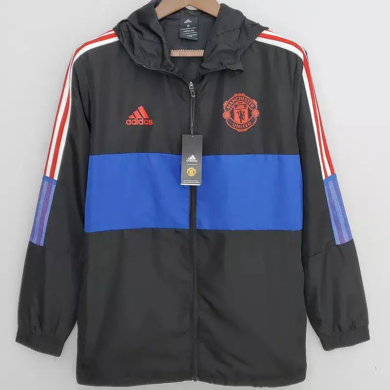 Manchester United Black and Blue Windbreaker 2022/23