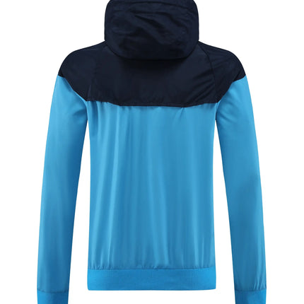 Napoli 2022/23 Blue Hooded Zip-Up Jacket