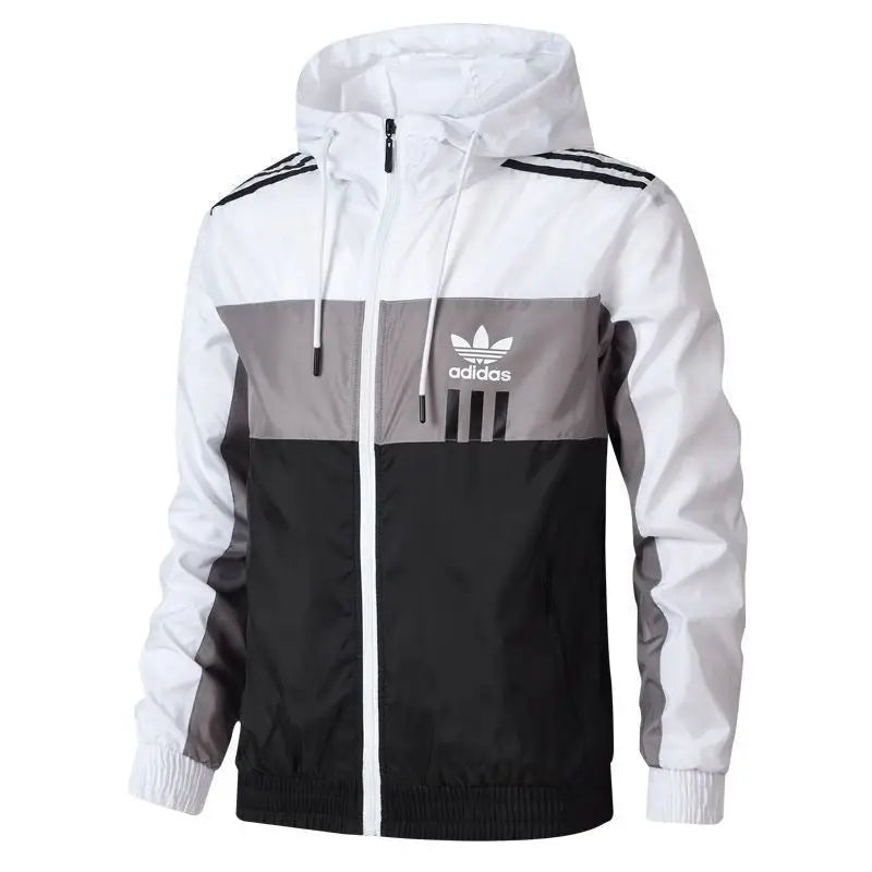 White Adidas Zip-Up Hoodie 2021/22 REPLICA