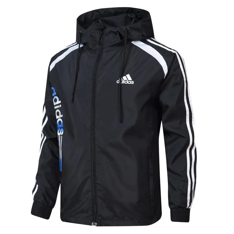Adidas Black Zip Hooded Jacket 2021/22 REPLICA