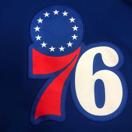 NBA Philadelphia 76ERS 2021/22 Blue Full-Zip Hooded Jacket