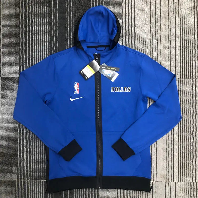 NBA Blue Mavericks Dallas 2021/22 Zip-Up Hoodie