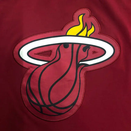 NBA Red Miami Heat 2021/22 Full-Zip Hoodie