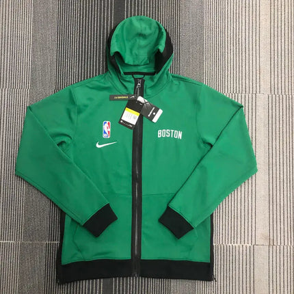 NBA Green Celtics 2021/22 Zip-Up Hooded Jacket