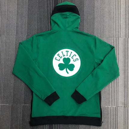 NBA Green Celtics 2021/22 Zip-Up Hooded Jacket