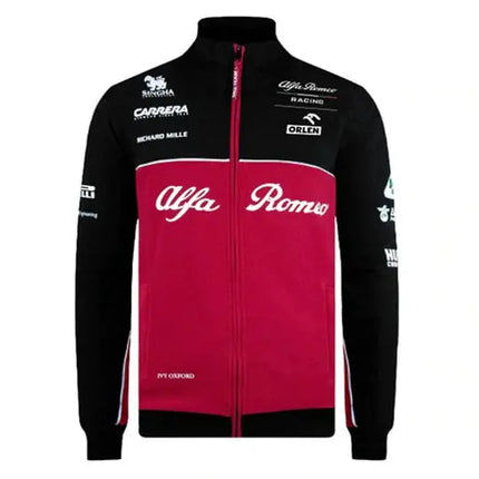 FORMULA 1 Alfa Romeo Red and Black Zip-Up Jacket 2021/22