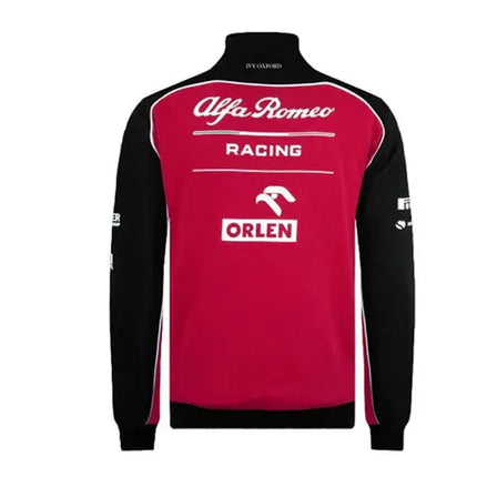 FORMULA 1 Alfa Romeo Red and Black Zip-Up Jacket 2021/22