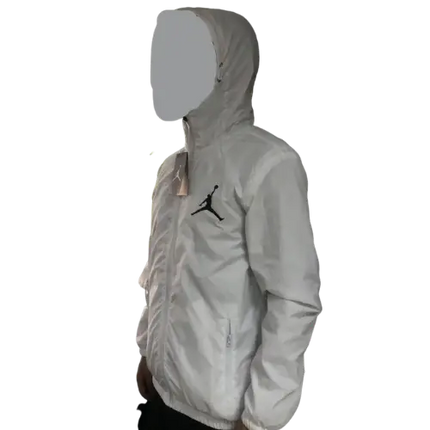 PSG X JORDAN 2021/22 WHITE WINDPROOF ZIP JACKET