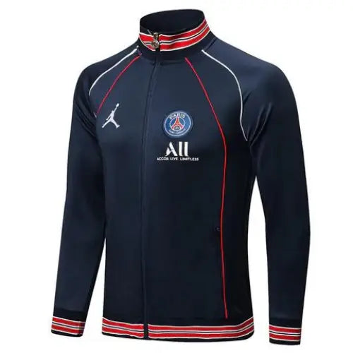 WHITE RED BLUE JACKET PSG X JORDAN 2021/22