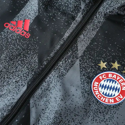 Black & Red Bayern Munich Hooded Jacket 2021/22