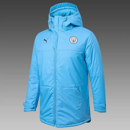 Light Blue Manchester City Winter Jacket