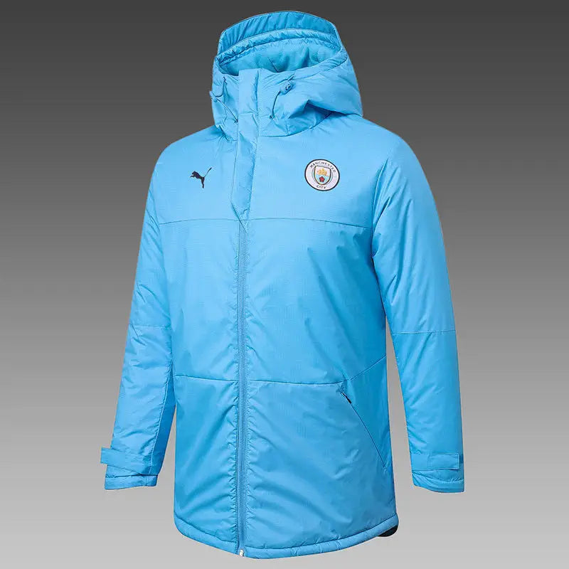 Light Blue Manchester City Winter Jacket