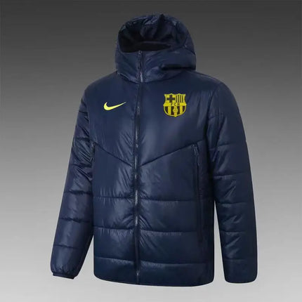 Barcelona 2021/22 Blue Winter Jacket