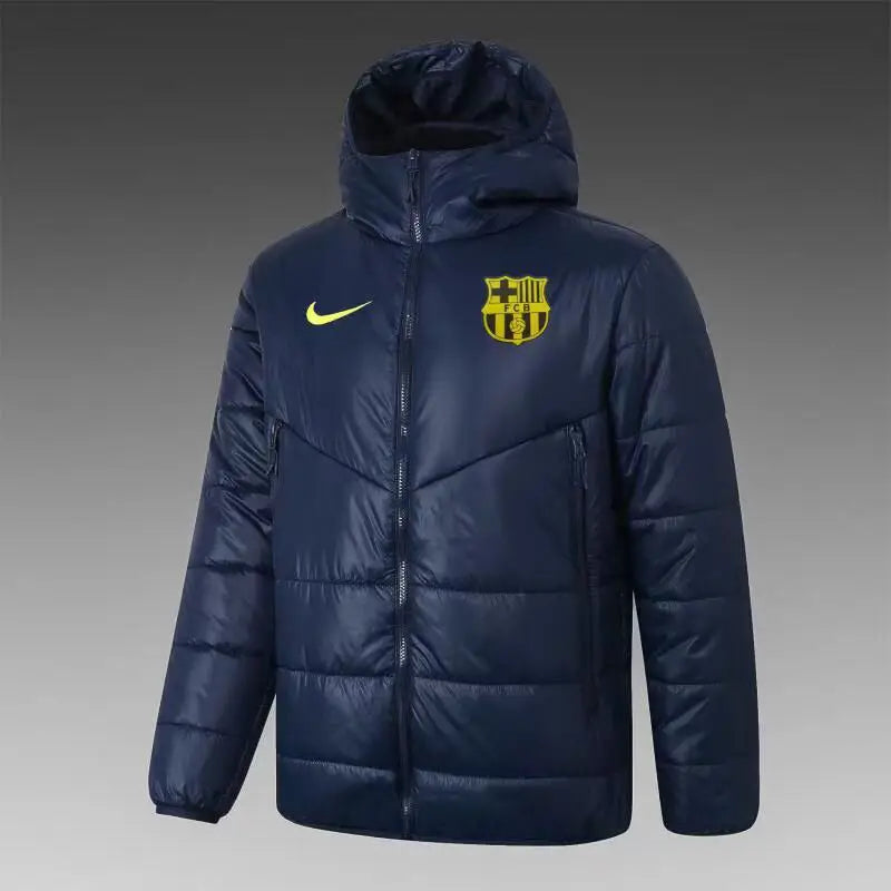 Barcelona 2021/22 Blue Winter Jacket