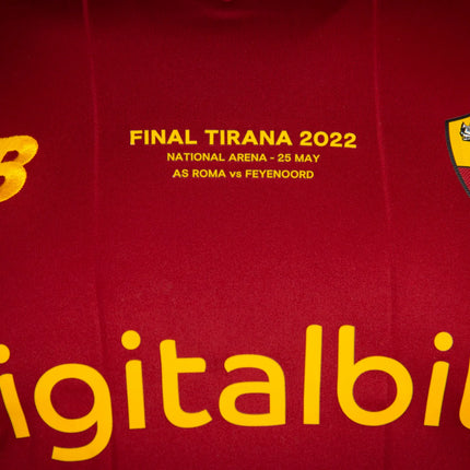 Maglia Roma Home 2021/22 “Special Edition Finale Tirana 2022 Conference League”