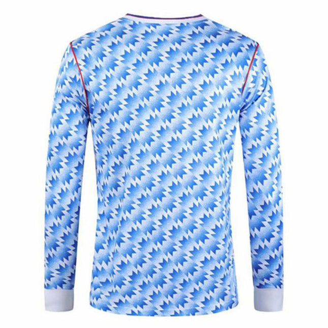 Maglia  Maniche Lunghe Retro Manchester United Trasferta 1990/91