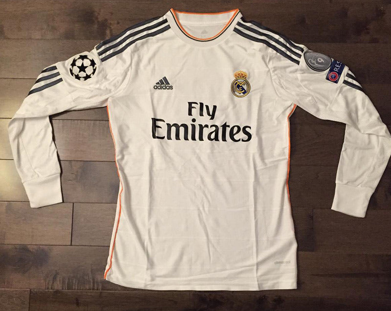 Maglia Retro a Maniche Lunghe Real Madrid Home 2013/14