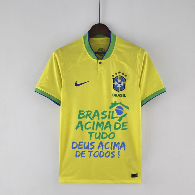 Maglia Brasile Home 2022/23 Special Edition Bolsonaro (Nazionali)
