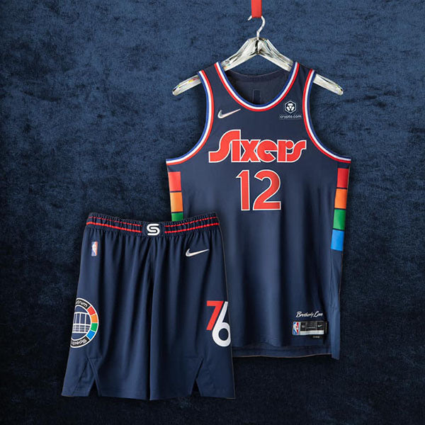 Kit NBA Maglia + Pantaloncini Philadelphia 76ers City Edition 2021/22