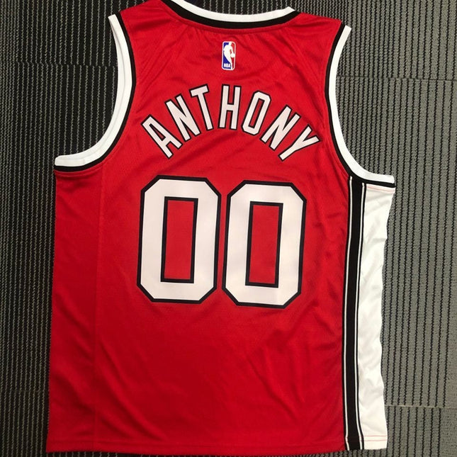 Maglia NBA Rossa-Bianca Portland Trail Blazers 2021/22