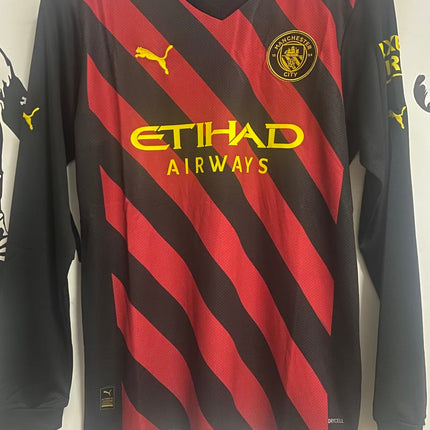 Maglia a Maniche Lunghe Manchester City Trasferta 2022/23