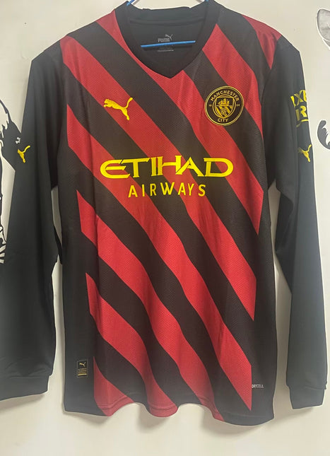 Maglia a Maniche Lunghe Manchester City Trasferta 2022/23