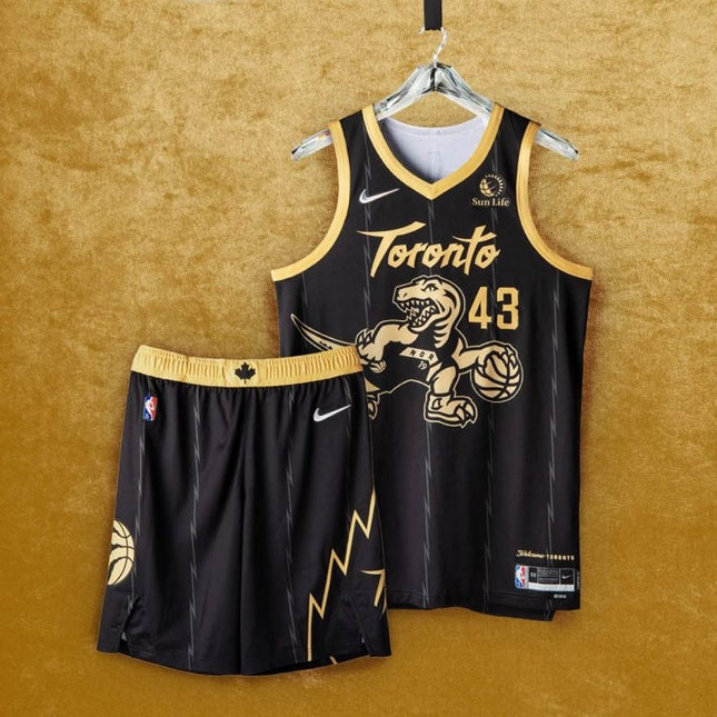 Kit NBA Maglia + Pantaloncini Toronto Raptors City Edition 2021/22