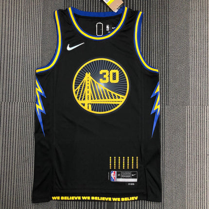 Maglia NBA Golden State Warriors Nero “Stephen Curry Special Edition #2974” City Edition 2021/22