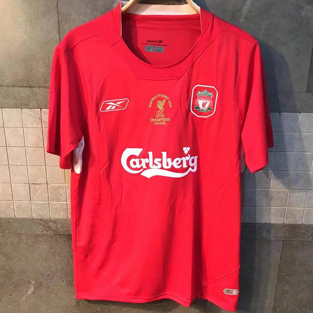 Maglia Retro Liverpool Red Champions Home 2005/06
