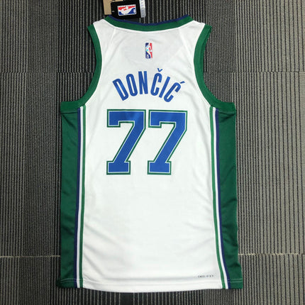 Maglia NBA Bianca-Verde Mavericks Dallas City Edition 2021/22