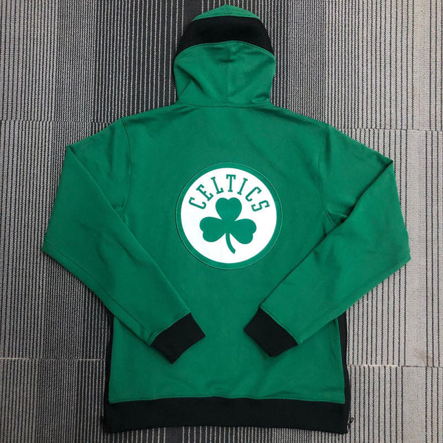 Giacca a Zip con Cappuccio NBA Verde Celtics 2021/22