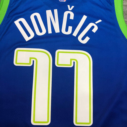 Maglia NBA “MAVS” Blu Mavericks Dallas 2021/22