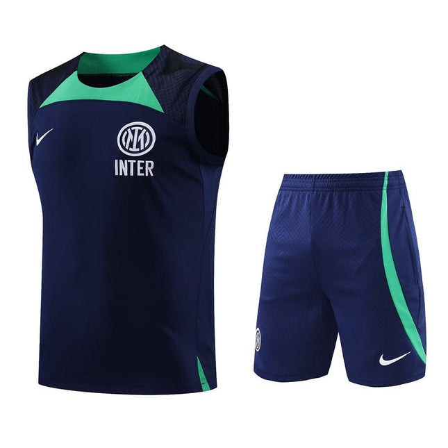 Kit Maglia Smanicata + Pantaloncini Allenamento Inter 2022/23