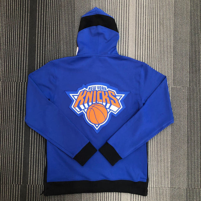 Giacca a Zip con Cappuccio NBA Viola New York Knicks 2021/23