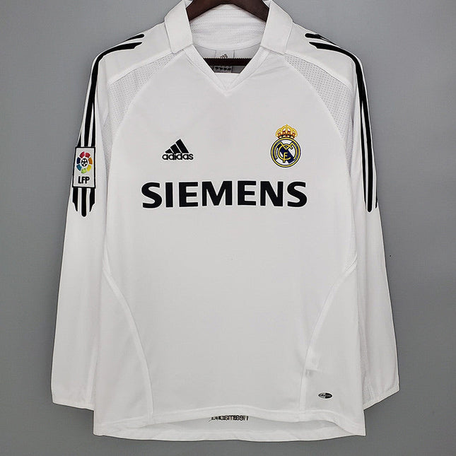 Maglia Retro a Maniche Lunghe Real Madrid Home 2005/06