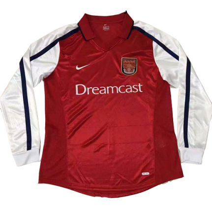 Maglia a Maniche Lunghe Retro Arsenal Home 2000/01