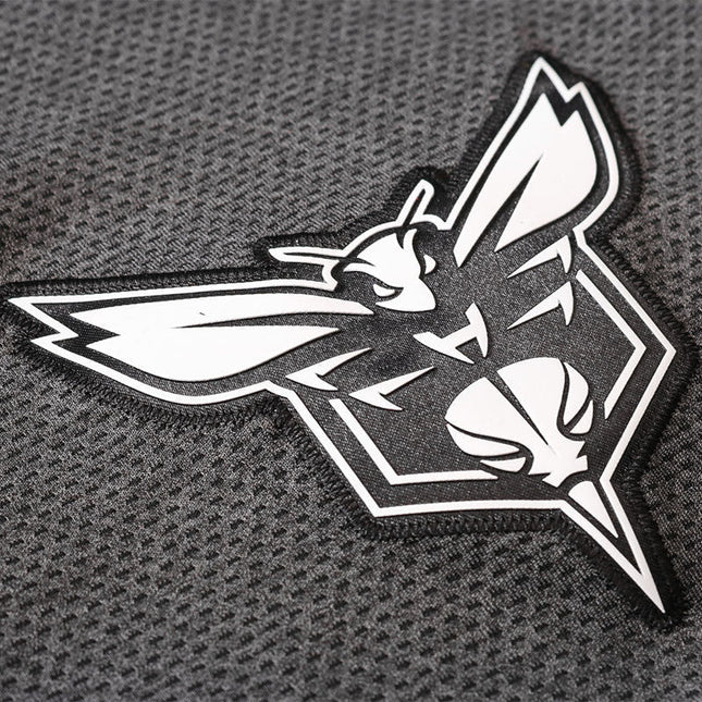 Kit Giacca a Zip con Cappuccio NBA Grigia Hornets 2021/22