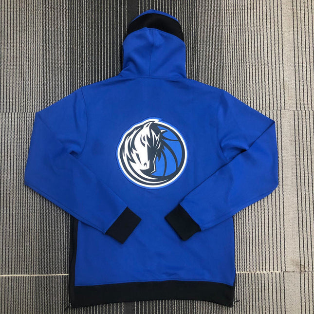 Giacca a Zip con Cappuccio NBA Blu Mavericks Dallas 2021/22