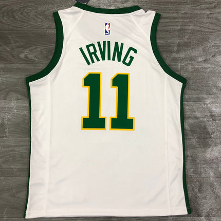 Maglia NBA Bianca-Gialla-Verde Celtics 2021/22