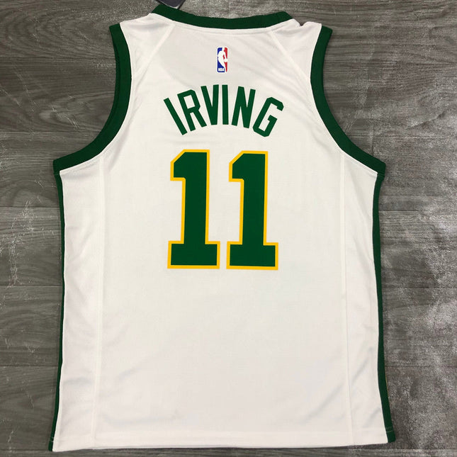 Maglia NBA Bianca-Gialla-Verde Celtics 2021/22