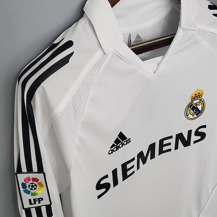 Maglia Retro a Maniche Lunghe Real Madrid Home 2005/06