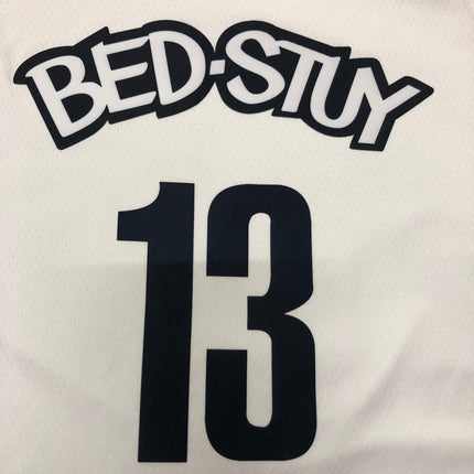 Maglia NBA Bianca “BED-STUY” Brooklyn Nets 2021/22