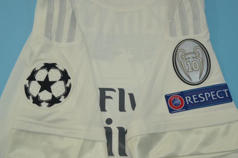Maglia Retro a maniche lunghe Real Madrid Home 2015/16