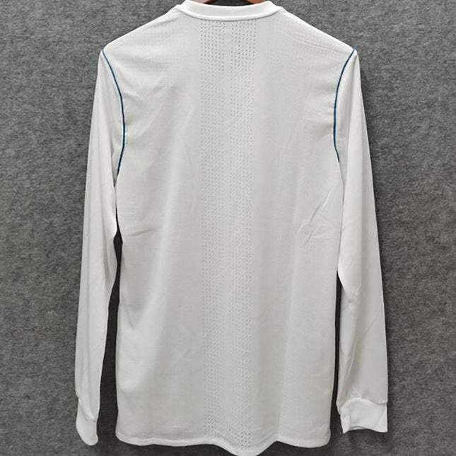 Maglia Retro a Maniche Lunghe Real Madrid Home 2017/18